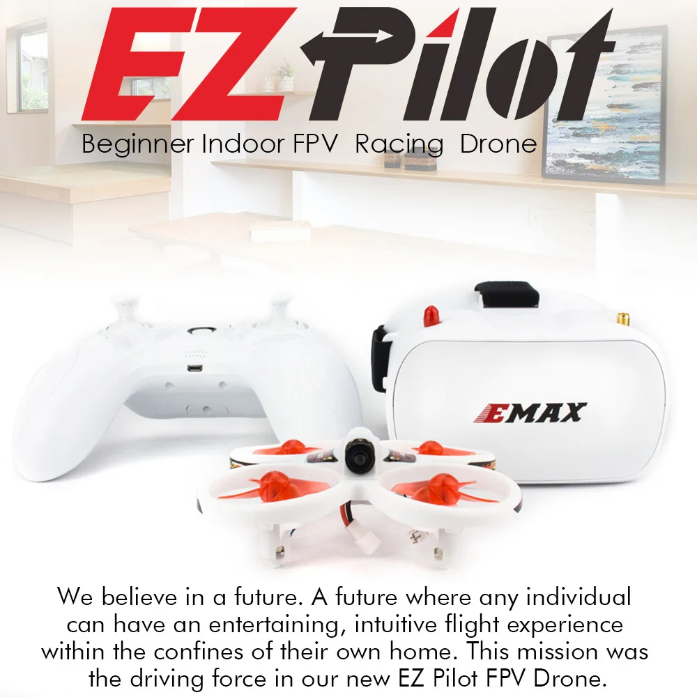 EMAX EZ Pilot 82MM Mini 5.8G D - Eachine Drone E010 ulasan dan harga