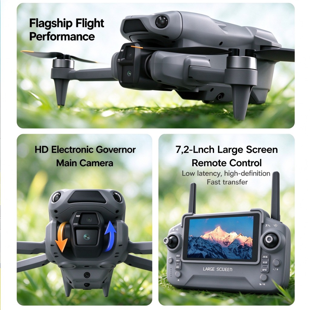 Drone GPS LF682 MAX Terbaru, K - Drone Gimbal ulasan dan harga