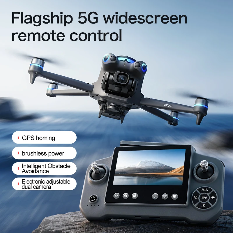 Drone Kamera GPS GT60 4K/6K/8K - Drone Gps Mount ulasan dan harga