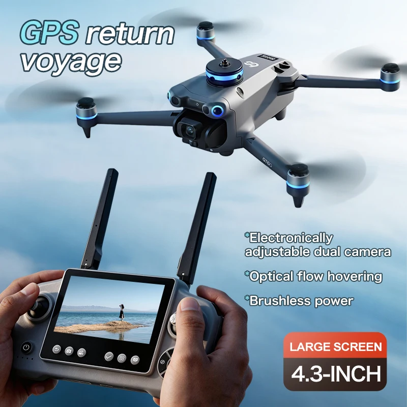 Drone Kamera GPS GT60 4K/6K/8K - Drone Gps Mount ulasan dan harga