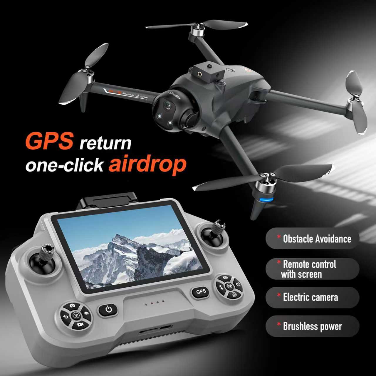 YL059 FPV GPS Quadcopter Drone - Drone Gps Mount ulasan dan harga